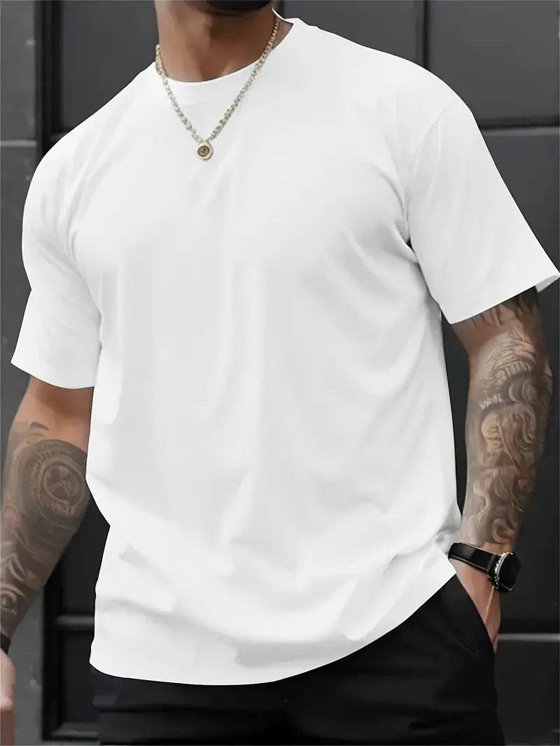 3D Printed Loose T-Shirt - Short Sleeve Round Neck in Various Colors - Buy Center