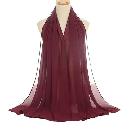 Pearl Chiffon Bubble Scarf - Women's Lightweight Summer Elegance - Buy Center