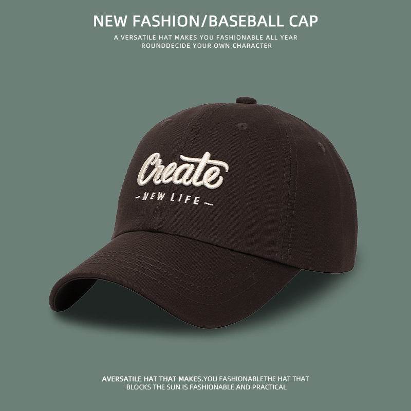 Korean Cotton Women's Hat - Adjustable & Stylish for Year-Round Wear - Buy Center
