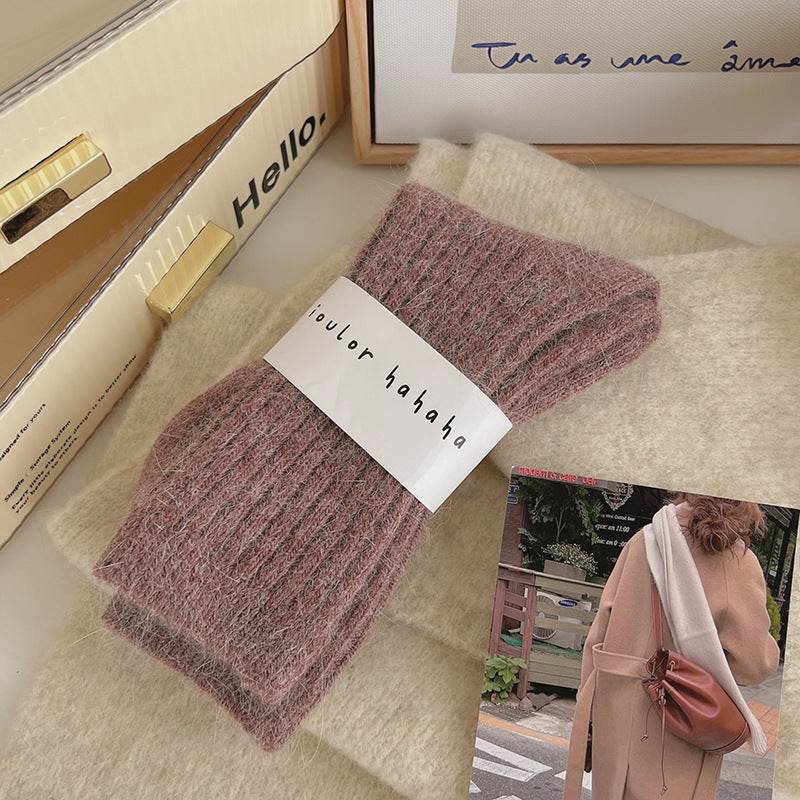 Women's Mid-Calf Fleece-Lined Thermal Socks - Extra Thick Winter Comfort - Buy Center