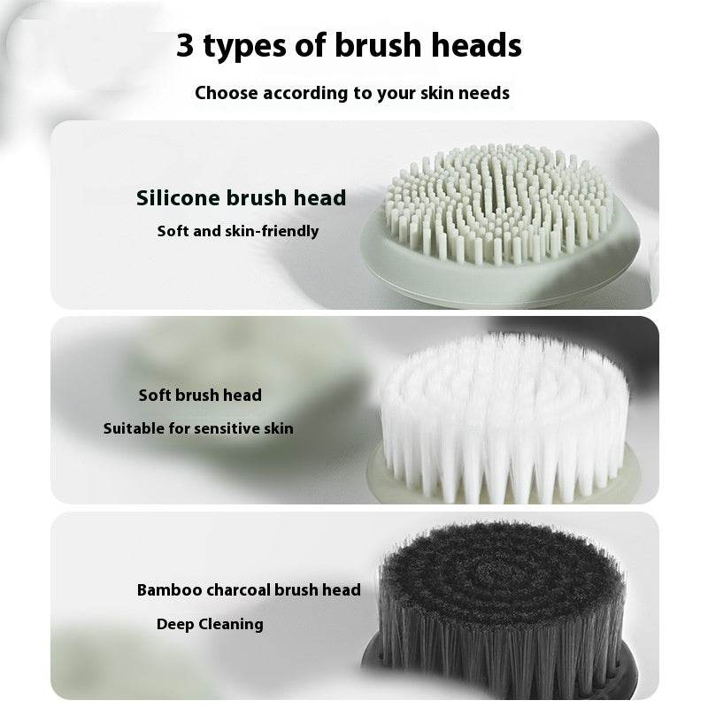 Electric Silicone Facial Cleaner - Ultrasonic Vibration Beauty Tool - Buy Center