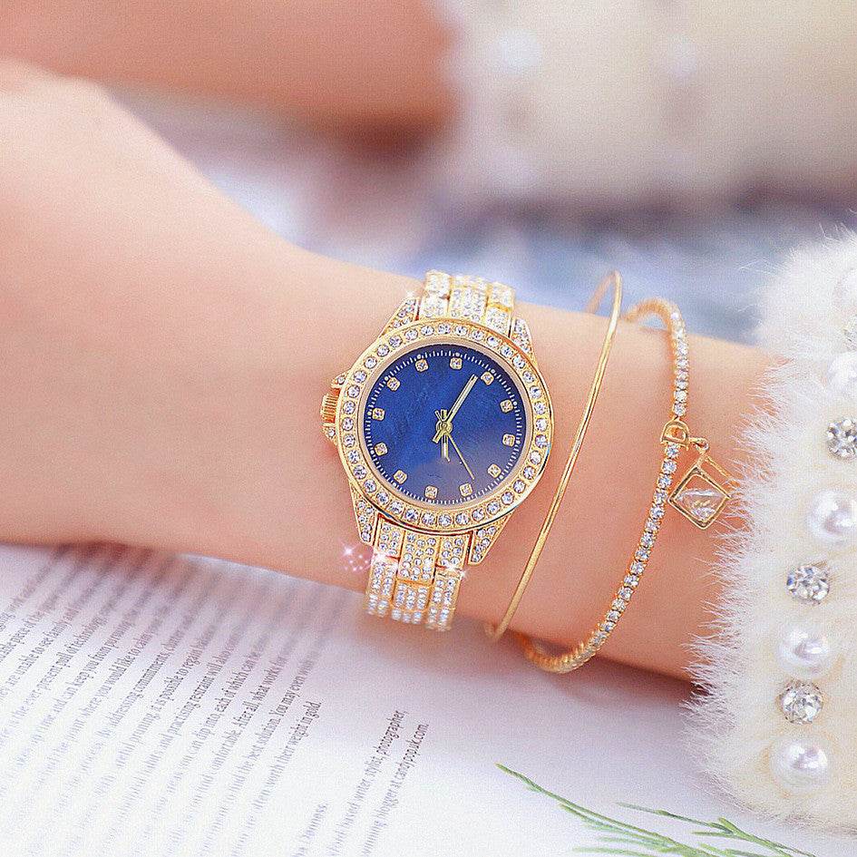 Buy Center Women's Diamond Watch - Elegant Dress Timepiece with Rhinestones - Buy Center