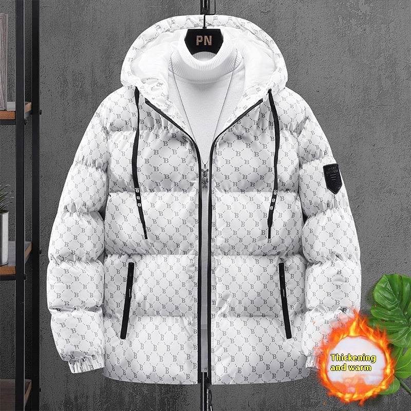 Bread Coat Men's Thickened Hooded Down Jacket - Sizes M-5XL, Warm & Stylish - Buy Center