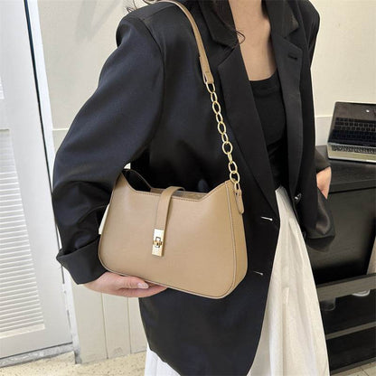 Buycenter Fashion Single-Shoulder Tote Bag - Stylish PU in Black & White - Buy Center