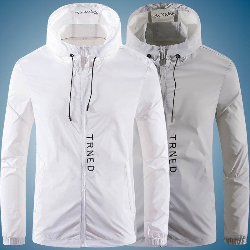 Thin Breathable Fishing Sunscreen Jacket - Stylish Outdoor Trench for Men - Buy Center