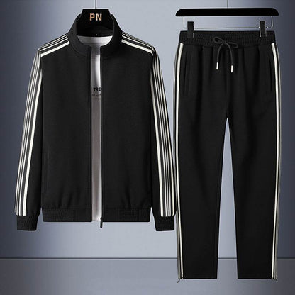 Buycenter Youth Sports Sweater Suit - Cotton Cardigan & Trousers Set - Buy Center