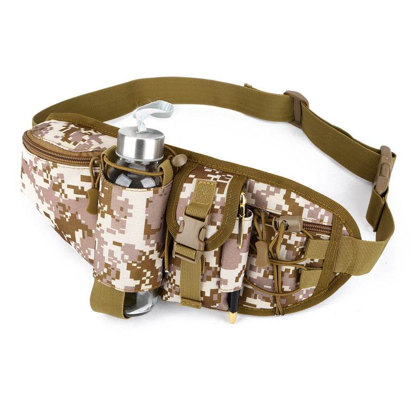 Men's Waterproof Outdoor Waist Bag - Stylish Camouflage for Adventures - Buy Center