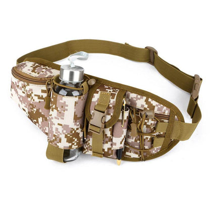 Men's Waterproof Outdoor Waist Bag - Stylish Camouflage for Adventures - Buy Center
