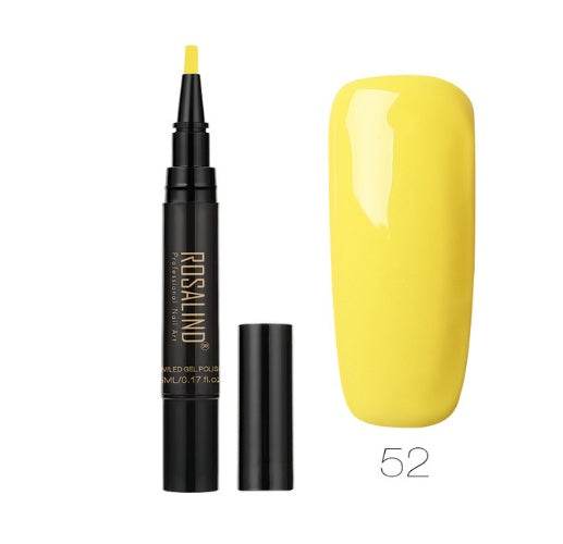 5ml Solid Color Nail Art Pen - Easy Application in 58 Vibrant Shades - Buy Center