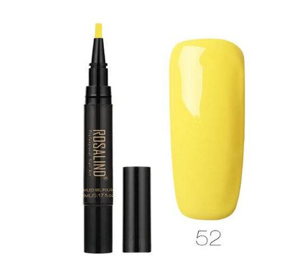 5ml Solid Color Nail Art Pen - Easy Application in 58 Vibrant Shades - Buy Center