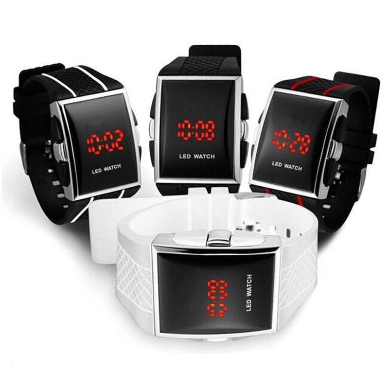 Men's Fashion Silicone Sports Watch - Waterproof & Luminous Display - Buy Center