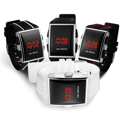 Men's Fashion Silicone Sports Watch - Waterproof & Luminous Display - Buy Center