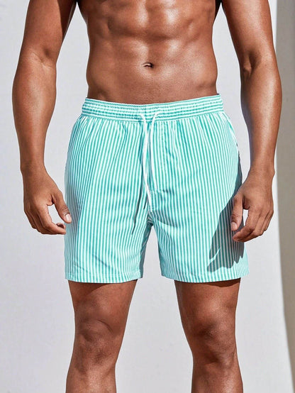 Buycenter Men's Digital Printing Casual Shorts - Sports Style, Elastic Fit - Buy Center