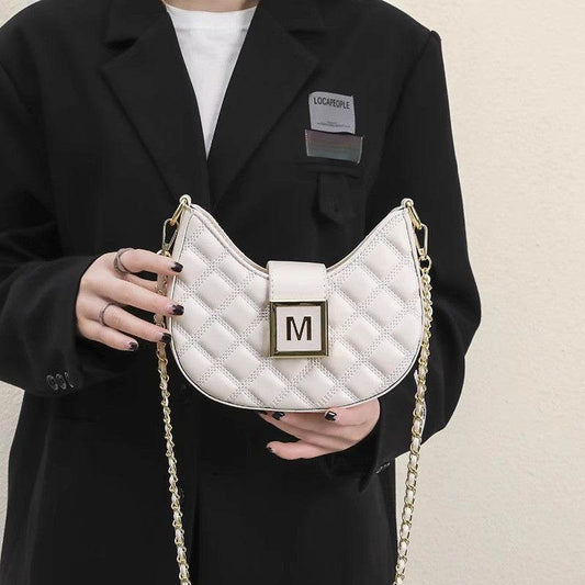 High-End Rhombus Single Shoulder Bag - Stylish Crossbody for Everyday Use - Buy Center