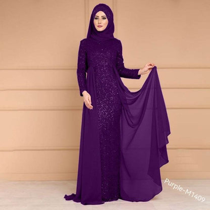 Elegant Sequined Long Fish Tail Bridesmaid Dress - Retro Style 2025 - Buy Center