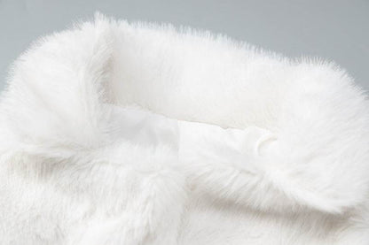 Buycenter Solid Color Short Fur Coat - High-Grade Temperament Style - Buy Center