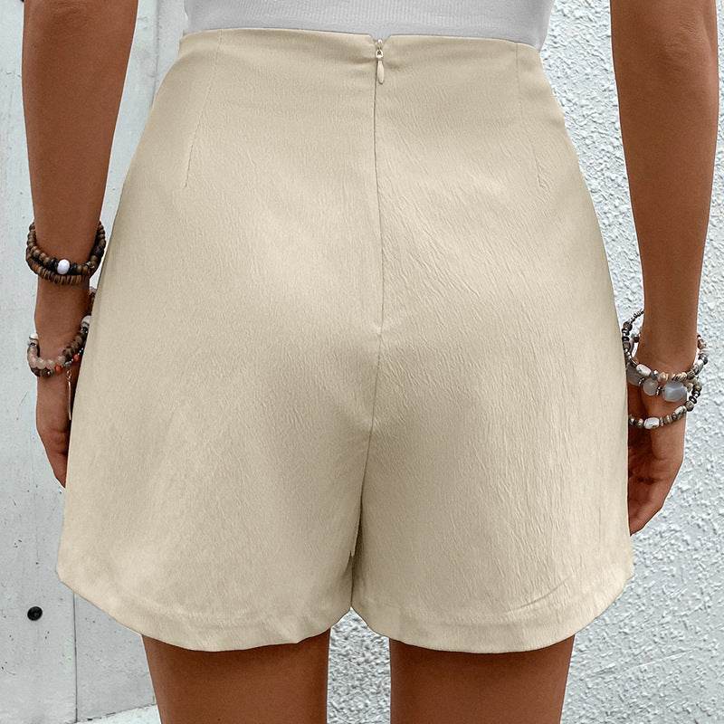 Buycenter Summer Women's High Waist Culottes - Casual Belted Style - Buy Center