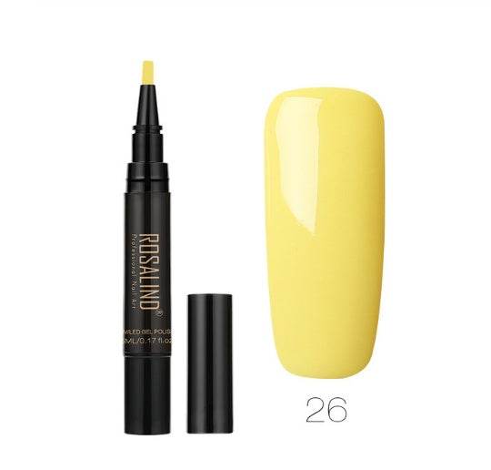 5ml Solid Color Nail Art Pen - Easy Application in 58 Vibrant Shades - Buy Center