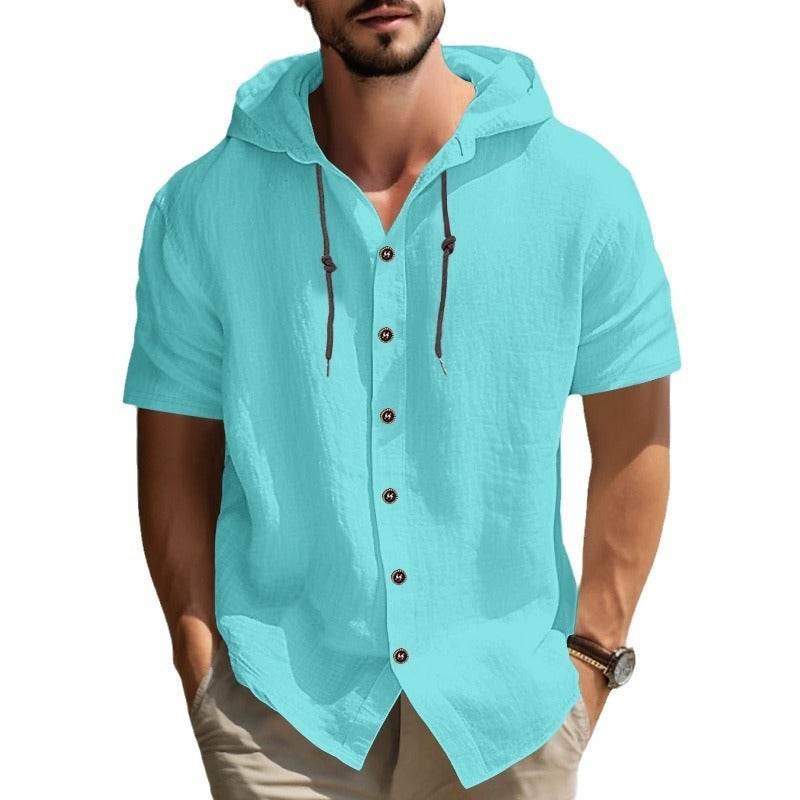Men's Casual Short-Sleeved Shirt - Lightweight, Stylish Fashion 2025 - Buy Center