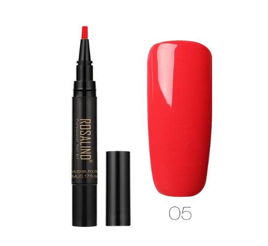 5ml Solid Color Nail Art Pen - Easy Application in 58 Vibrant Shades - Buy Center