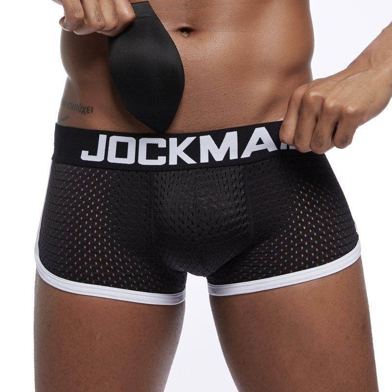Men's Mesh Boxer Briefs - Breathable Comfort Fit for Everyday Style - Buy Center