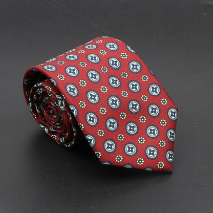 Super Soft Bohemian Silk Ties - Stylish 75mm Neckties for Any Occasion - Buy Center