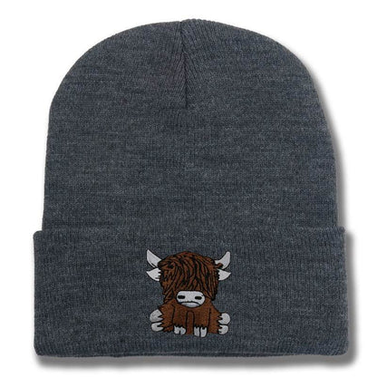 Cartoon Long Hair Yak Knitted Hat - Stylish and Warm Winter Fashion - Buy Center
