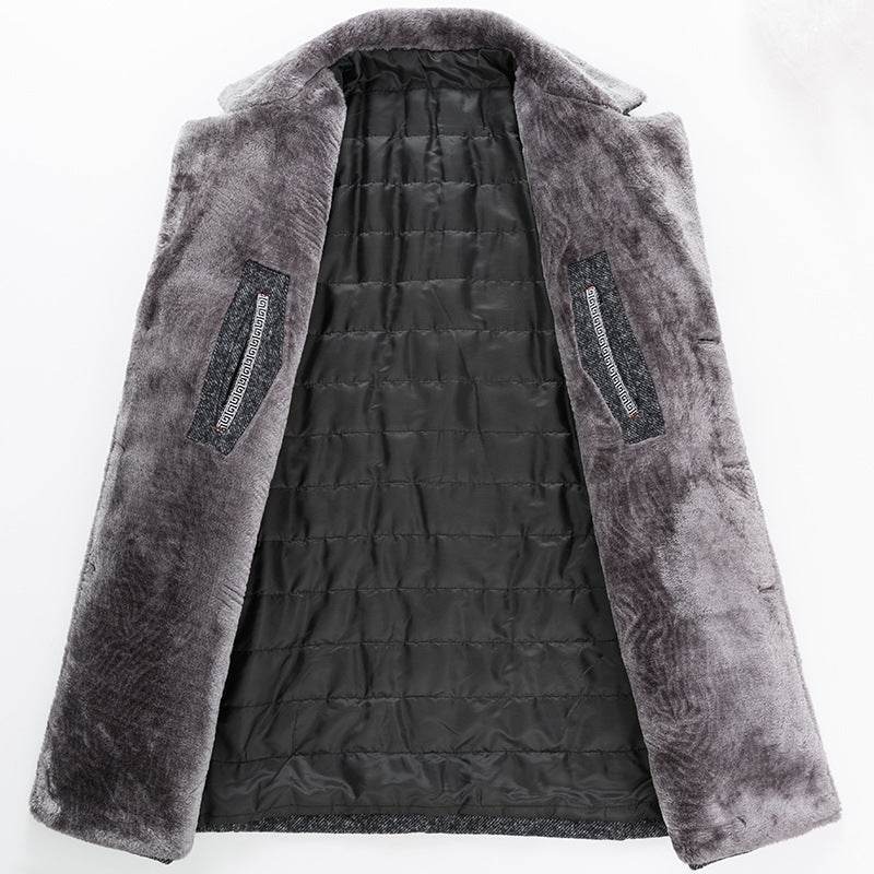 Men's Woolen Coat - Stylish Lapel Design for Autumn & Winter Warmth - Buy Center