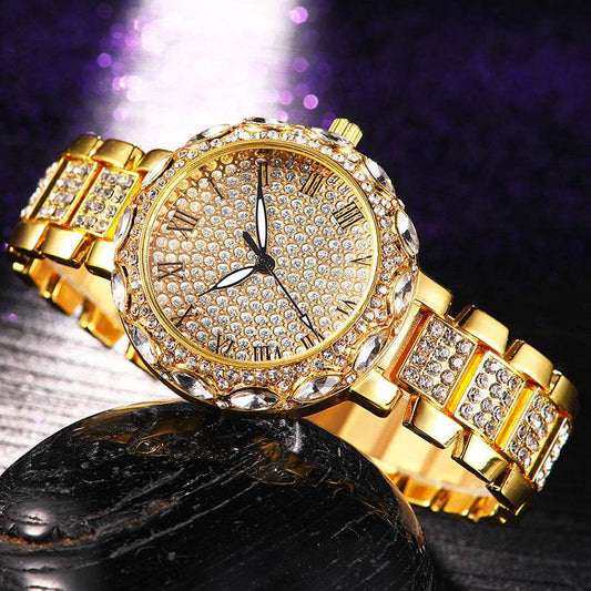 Buy Center Gold Sky Star Watch for Women - Diamond Steel, Shockproof - Buy Center