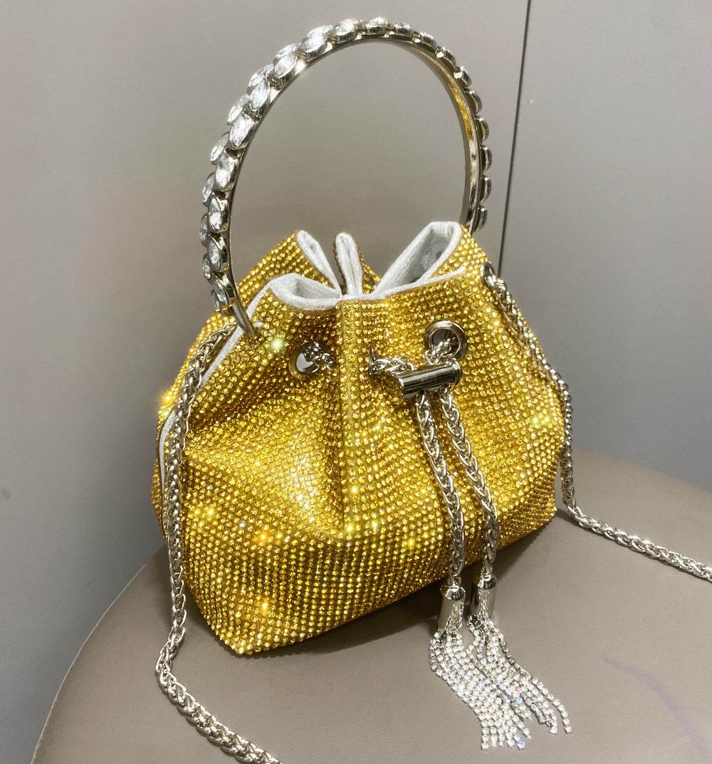 Shiny Diamond Handbag for Women - Stylish Evening Bag in Vibrant Colors - Buy Center
