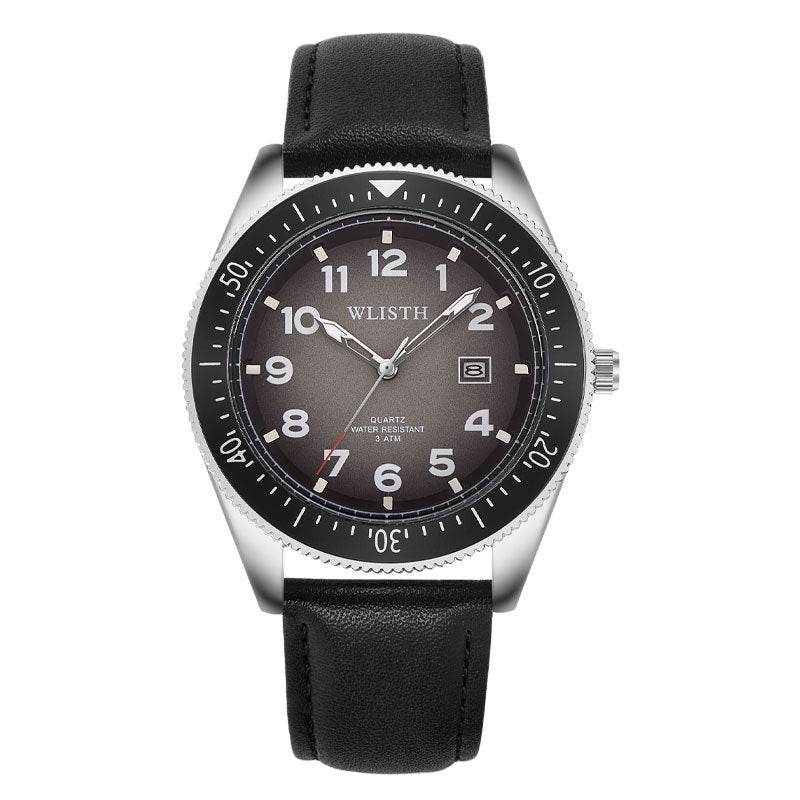 Men's Waterproof Luminous Quartz Watch - Steel Band with Calendar Feature - Buy Center