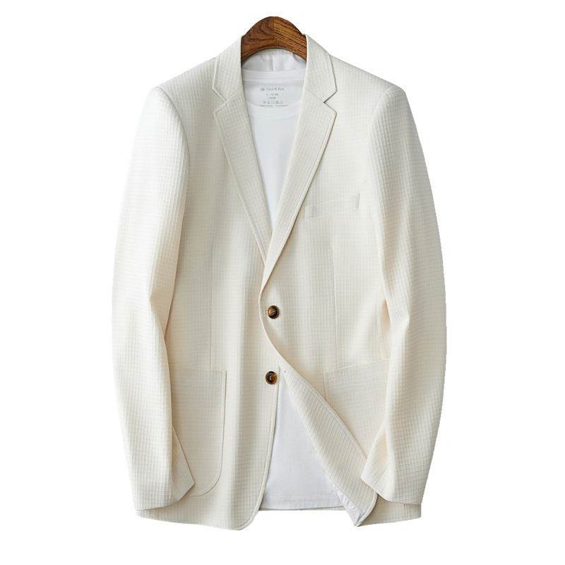 Youth Plaid Leisure Suit Coat - Stylish Trench for All Seasons - Buy Center