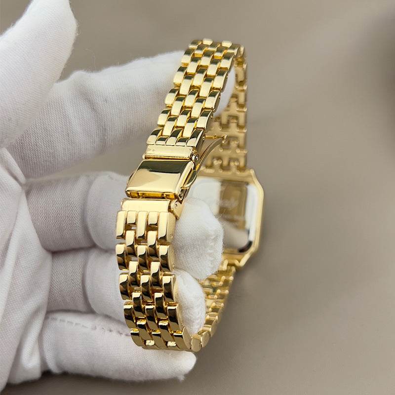 Elegant Steel Strip Roman Scale Watch - Women's Premium European Design - Buy Center