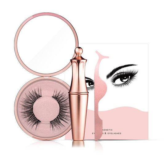 Natural Magnetic Eyeliner & False Eyelashes Set - Easy, No Glue Application - Buy Center