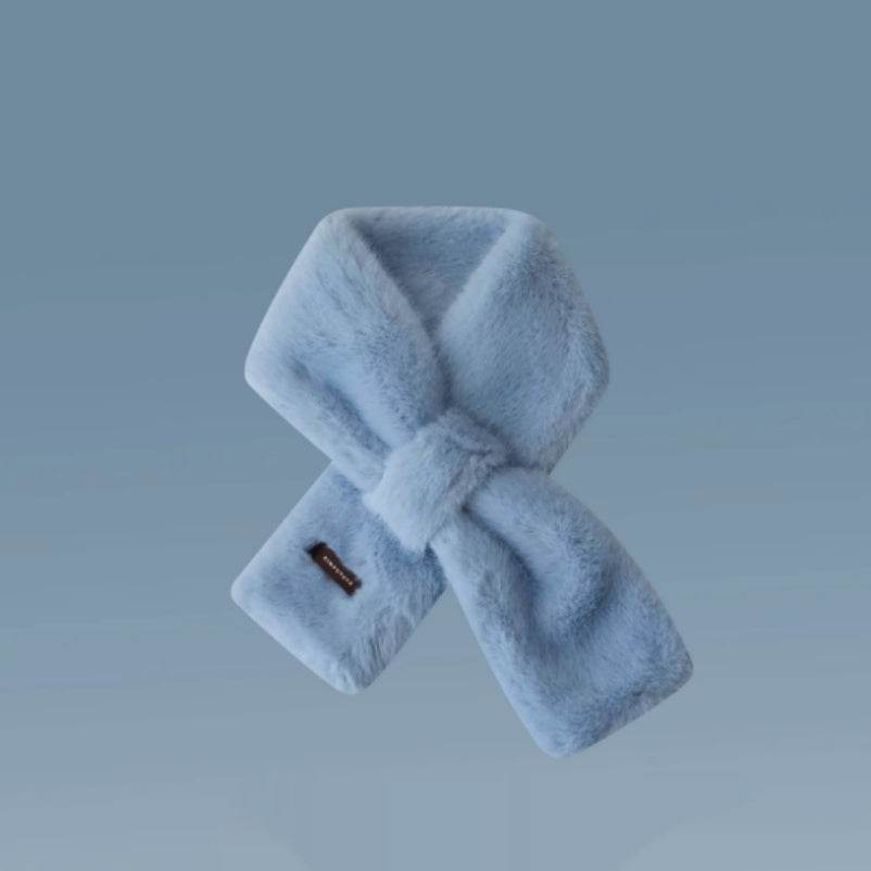 Women's Thick Warm Winter Shawl - Cozy Wool Wrap with Tassel Details - Buy Center
