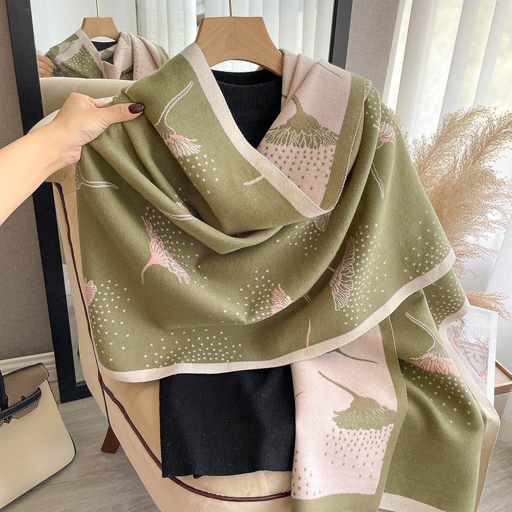 Cashmere-Like Thick Warm Tassel Scarf - Cozy Wrap for Every Season - Buy Center