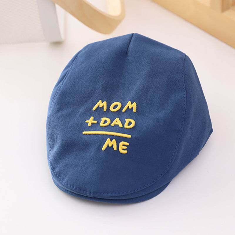 Stylish Kids Baby Sunshade Hat - Embroidered Cotton Beret for UV Protection - Buy Center