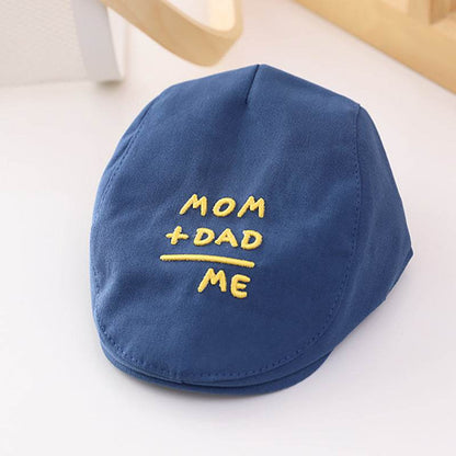 Stylish Kids Baby Sunshade Hat - Embroidered Cotton Beret for UV Protection - Buy Center