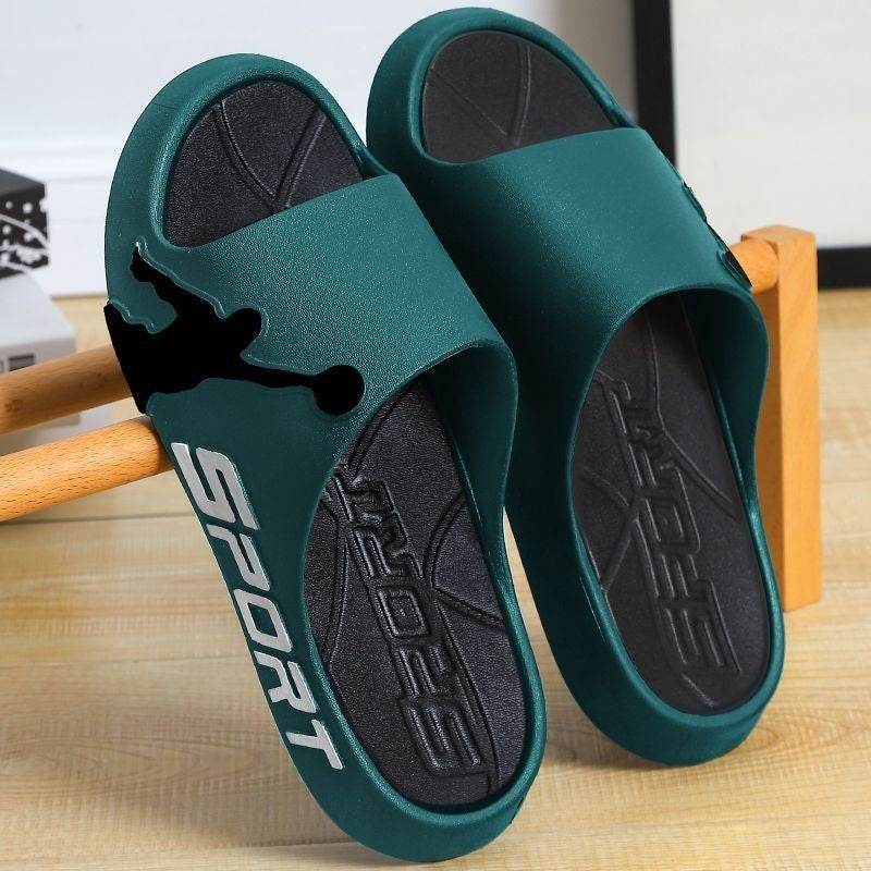 Men's Summer Basketball Slippers - Thick-Soled & Wear-Resistant Comfort - Buy Center