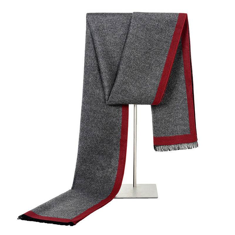 Men's Fashion Simple Brushed Warm Scarf - Premium Stylish Accessory 2025 - Buy Center