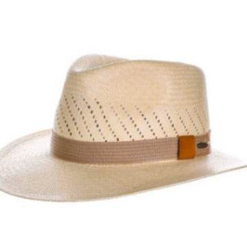 Striped Bow Flat-Brimmed Jazz Straw Top Hat - Adjustable & Stylish Sun Protection - Buy Center