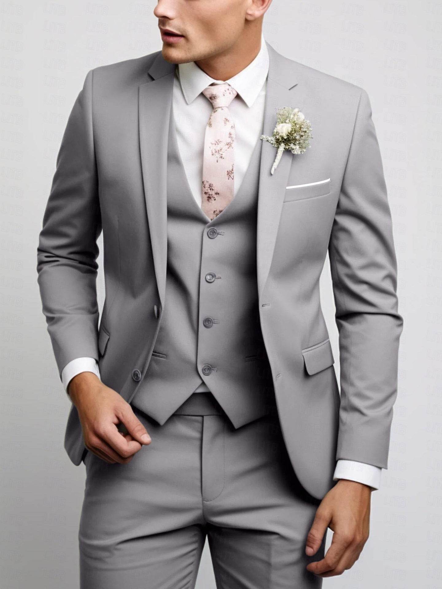 Men's Casual Two Button Suit Set - Stylish Comfort for Every Occasion - Buy Center
