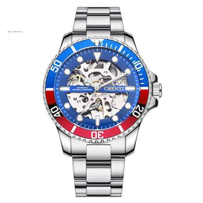 Buycenter Waterproof Men's Mechanical Watch - Stylish Gold and Black Design - Buy Center