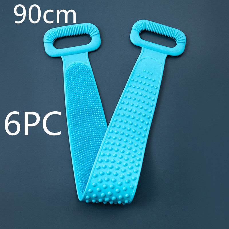 Premium Bath Towel Silicone Rubbing Back Towel - Double-Sided Comfort - Buy Center