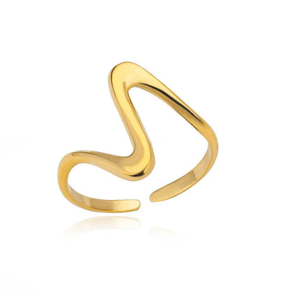 Adjustable Stainless Steel Hydraulic Ring - Stylish Geometric Design for All - Buy Center