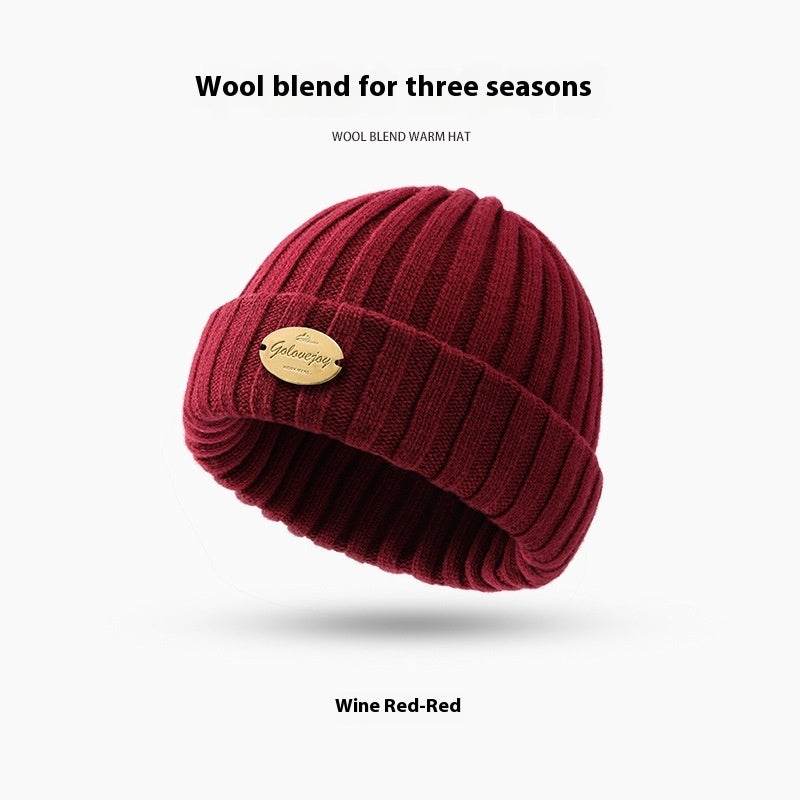 Men's Wool Knitted Fedora - Thick, Windproof Winter Style Hat - Buy Center
