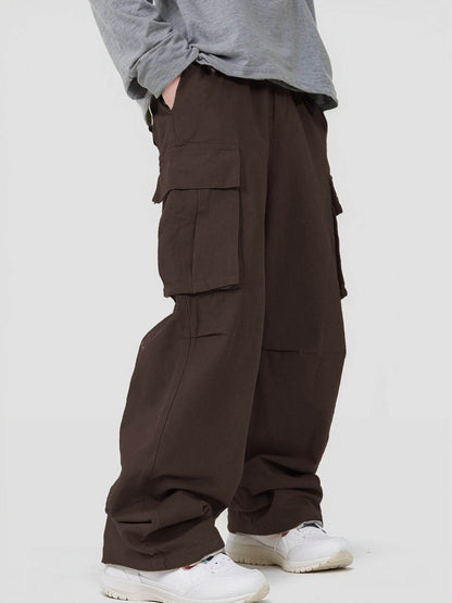 BuyCenter Three-Dimensional Pocket Overalls - Casual Lace-Up Pants 2025 - Buy Center