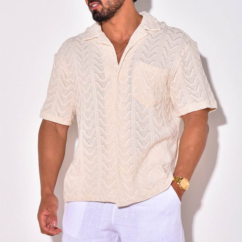 Buycenter Summer Knitted Short-Sleeved T-Shirt for Boys - Loose Fit Style - Buy Center