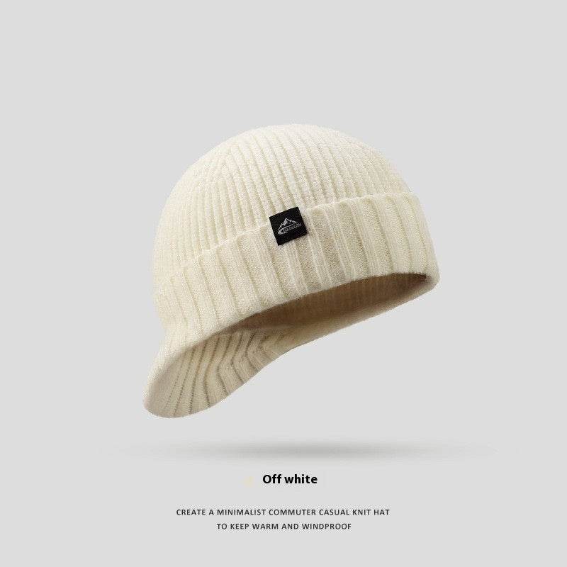 Men's Wool Knitted Fedora - Thick, Windproof Winter Style Hat - Buy Center