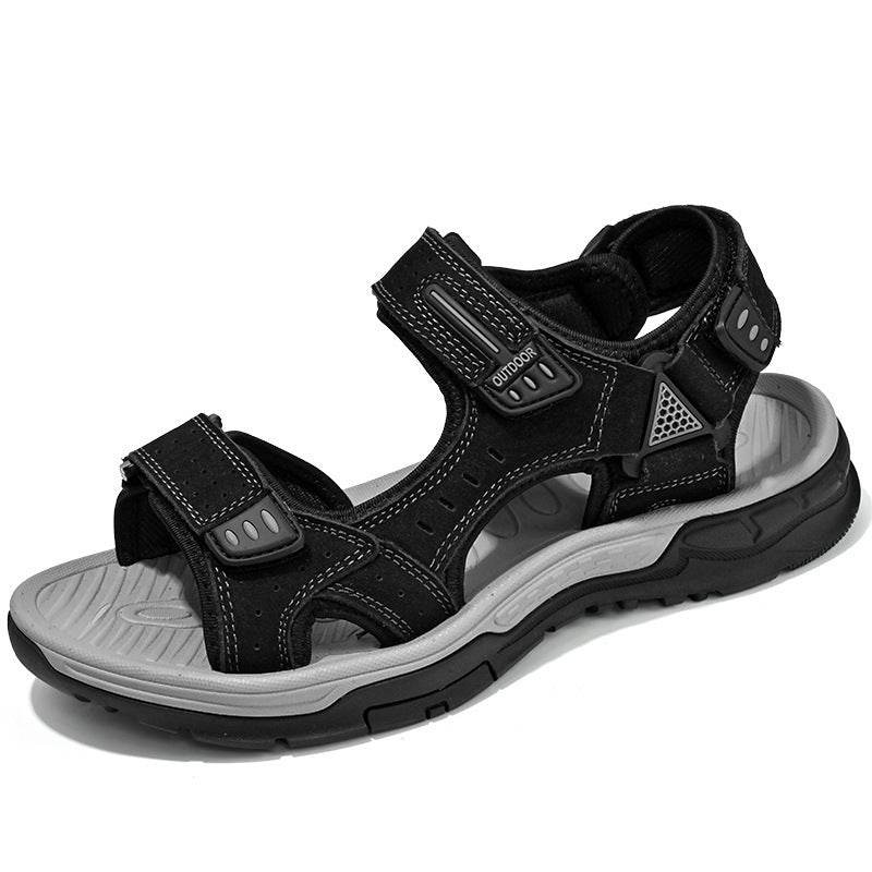 Premium Lightweight Cowhide Beach Shoes for Men - Non-Slip Sandals - Buy Center